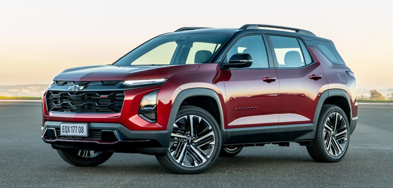 Chevrolet Blazer EV in red