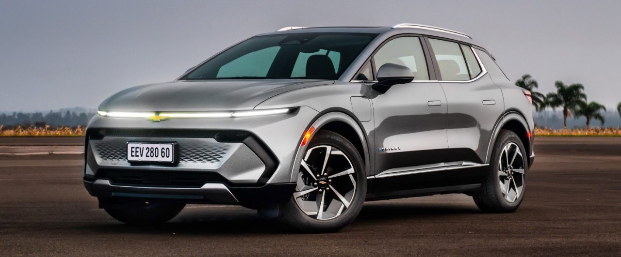 Chevrolet Blazer EV in red